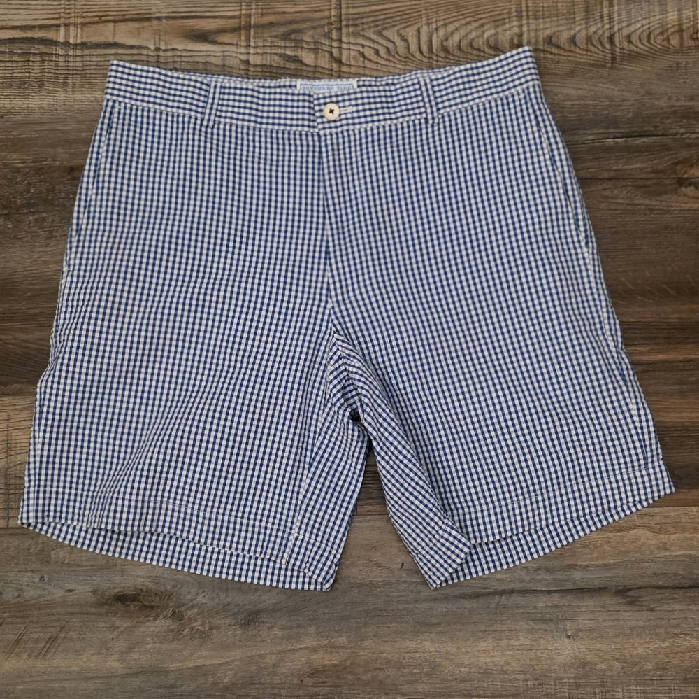 Southern Tide Navy Gingham Men's Shorts